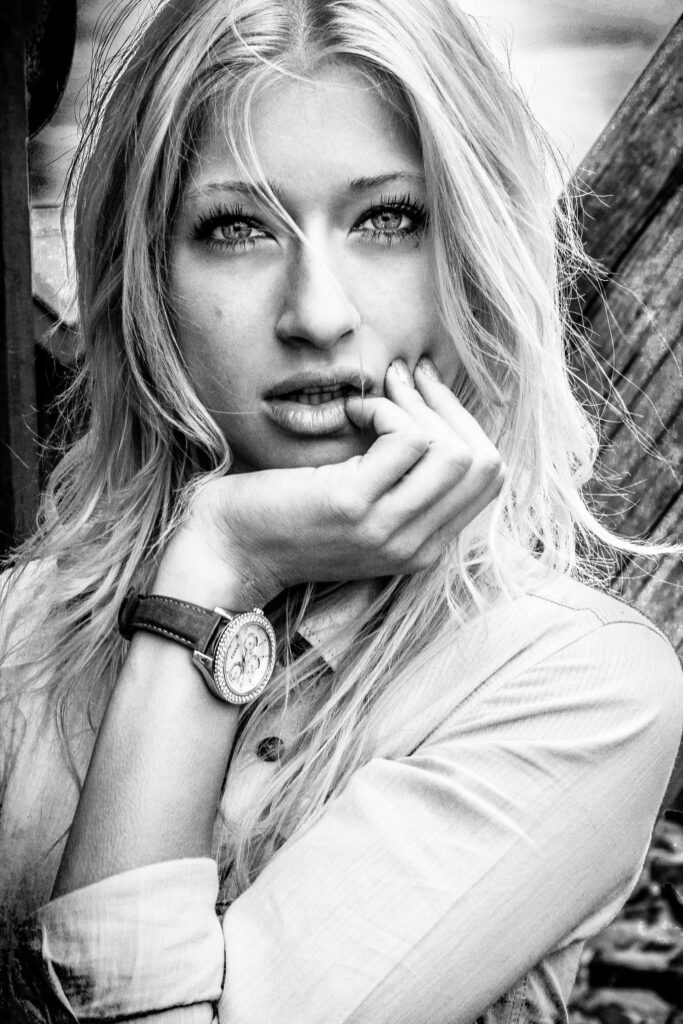 Fotoshooting von Christoph Hesse mit Sahra